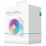 DeepCool FD14 ARGB WH 140x140x25 , Sag fan Hvid
