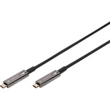 Digitus 4K USB-C AOC AV-tilslutningskabel Sort