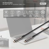 Digitus 4K USB-C AOC AV-tilslutningskabel Sort
