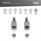 Digitus 4K USB-C AOC AV-tilslutningskabel Sort
