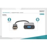 Digitus Adapter / Konverter DisplayPort > VGA HD15 Sort