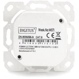 Digitus CAT.6A dataudtag, påbygget, afskærmet, 2x RJ-45 LSA, Samledåse Hvid