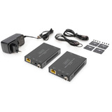 Digitus DS-55506, HDMI-udvidelse forlænger Sort