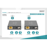 Digitus DS-55506, HDMI-udvidelse forlænger Sort