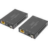 Digitus HDMI Extender Sæt 4K/60Hz, 70 Meter, HDMI-udvidelse forlænger Sort