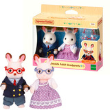 EPOCH Sylvanian Families - Bedsteforældre Chokoladeharer, Bygge legetøj 