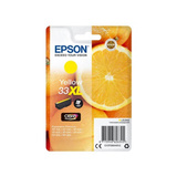 Epson Oranges C13T33644012 blækpatron 1 stk Original Højt (XL) udbytte Gul Højt (XL) udbytte, Gul, Pigmentbaseret blæk, 8,9 ml, 1 stk, 650 Sider