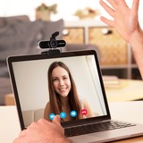 Foscam W21 webcam 2 MP 1920 x 1080 pixel USB Sort Sort/Sølv, 2 MP, 1920 x 1080 pixel, 30 fps, 1920x1080@25fps,1920x1080@30fps, 1080p, H.264