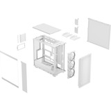 Fractal Design Epoch XL TG RGB Klar farve, Towerkabinet Hvid