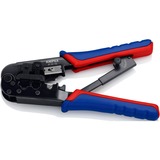 KNIPEX 97 51 10 SB, Crimpning værktøj Blå/Rød