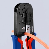 KNIPEX 97 51 10 SB, Crimpning værktøj Blå/Rød