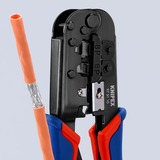 KNIPEX 97 51 10 SB, Crimpning værktøj Blå/Rød