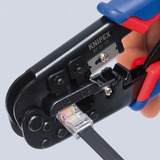 KNIPEX 97 51 10 SB, Crimpning værktøj Blå/Rød