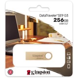 Kingston DataTraveler SE9 G3 256 GB, USB-stik Guld