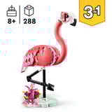 LEGO Creator Vilde dyr: Pink flamingo, Bygge legetøj Byggesæt, 8 År, Plast, 288 stk, 420 g