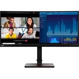 Lenovo ThinkVision P34w-20 computerskærm 86,7 cm (34.1") 3440 x 1440 pixel Wide Quad HD LED Sort, LED-skærm Sort, 86,7 cm (34.1"), 3440 x 1440 pixel, Wide Quad HD, LED, 6 ms, Sort