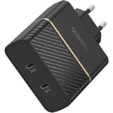 Otterbox USB-C væg-hurtigoplader, 50W kombineret Sort