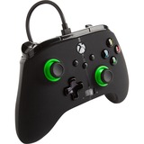 PowerA 0617885024917 spil-controller Sort, Grøn USB Gamepad Analog/digital Xbox Series S, Xbox Series X Sort/Grøn, Gamepad, Xbox Series S, Xbox Series X, Hjemknap, Knappen Menu, Knappen Nulstil, Analog/digital, Ledningsført, USB