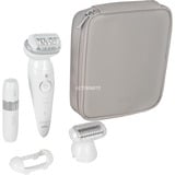 Procter & Gamble Silk-épil 9 9-341 hårfjerner 40 pincetter Hvid, Epilator Hvid/Sølv, Hvid, 40 pincetter, MicroGrip, Batteri, 100 - 240 V, 50 - 60 Hz