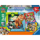 Børnepuslespil Paw Patrol 3 Dino Movie