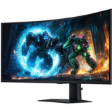 Samsung G75F computerskærm 101,6 cm (40") 5120 x 2160 pixel WUHD LCD Sort, Gaming Skærm Sort, 101,6 cm (40"), 5120 x 2160 pixel, WUHD, LCD, 1 ms, Sort