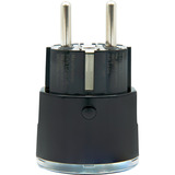 Shelly Plug S Gen3 MTR, Switched stikkontakt Sort