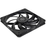 SilverStone Sag fan Sort