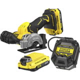 Stanley Batteridrevet multimaterialskærer, 18 Volt, cut off maskine Sort/Gul