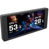 Thermaltake 6 tommer LCD skærmsæt, Display Sort