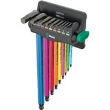 Wera 950/9 Hex-Plus Multicolor 3 vinkelnøglesæt, 9 dele, Skruetrækker 