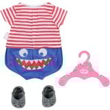 ZAPF Creation BABY born Bath Pyjamas wShoes blue 43cm, Dukke tilbehør BABY born Bath Pyjamas wShoes blue 43cm, Dukke pajama, 3 År, 180 g