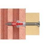 fischer Rawlplug DUOPOWER 6x30 BigBox, Dyvel Lys grå/Rød