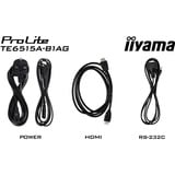 iiyama Prolite TE6515A-B1AG, Offentlig visning Sort (mat)