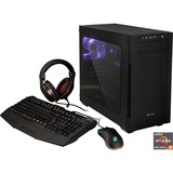 ALTERNATE Gaming PC Sort/gennemsigtig