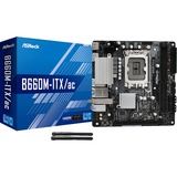 ASRock B660M-ITX/ac Intel B660 LGA 1700 mini ITX, Bundkort Intel, LGA 1700, Intel® Celeron®, Intel® Core™ i3, Intel® Core™ i5, Intel® Core™ i7, Intel® Core™ i9, Intel® Pentium®, DDR4-SDRAM, 64 GB, DIMM