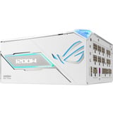 ASUS ROG Thor 1200W Platinum III White Edition (ROG Equalizer), PC strømforsyning Sort, 1200 W, 100 - 240 V, Aktiv, 125 W, 1200 W, 125 W