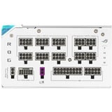 ASUS ROG Thor 1200W Platinum III White Edition (ROG Equalizer), PC strømforsyning Sort, 1200 W, 100 - 240 V, Aktiv, 125 W, 1200 W, 125 W