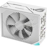 ASUS ROG Thor 1200W Platinum III White Edition (ROG Equalizer), PC strømforsyning Sort, 1200 W, 100 - 240 V, Aktiv, 125 W, 1200 W, 125 W