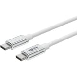 Ansmann USB Type-C til Type-C data- og opladningskabel Hvid