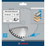 Bosch 2 608 641 195 rundsavklinge 13 cm 1 stk Flere, 13 cm, 2 cm, 1,4 mm, 2 mm, HLTCG (High-Low Triple Chip Grind)