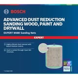 Bosch Expert M480 Slibeskive Ekstra fint grus P240 1 stk, Slibning ark Slibeskive, Ekstra fint grus, P240, Afslutning af arbejde, Fjernelse af maling, Træ, Beige
