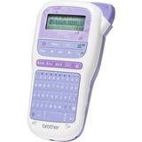 Brother PTH200YP1 etiketprinter Termisk overførsel 180 x 180 dpi TZe QWERTY, Etiketteringsmaskine Hvid/Lilla, QWERTY, TZe, Termisk overførsel, 180 x 180 dpi, Blå, Hvid