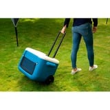Coleman 50QT Poly-lite Hjulnet Køleboks Blå/Hvid