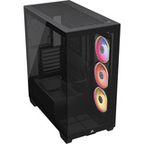 Corsair 3500X LX-R RGB, Towerkabinet Sort