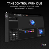 Corsair NAUTILUS RS LCD-modul, Display Sort