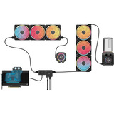 Corsair iCUE LINK XD6 RGB ELITE LCD, Ekspansion tank Sort