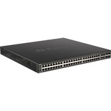 D-Link DGS-2000-52MP netværksswitch Administreret L2/L3 Gigabit Ethernet (10/100/1000) Strøm over Ethernet (PoE) 1U Sort Administreret, L2/L3, Gigabit Ethernet (10/100/1000), Strøm over Ethernet (PoE), Stativ-montering, 1U