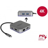 DeLOCK 87742 mobil dockingstation Tablet Grå, Docking station grå, Alle mærker, USB, Grå