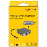 DeLOCK 87742 mobil dockingstation Tablet Grå, Docking station grå, Alle mærker, USB, Grå