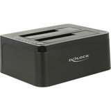 DeLOCK Dobbelt dockingstation til 2 x SATA HDD / SSD, Docking station 